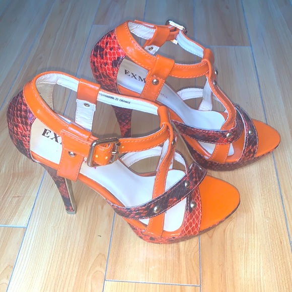 Shoes - Orange heels